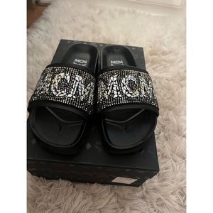 Rhinestoned MCM slides